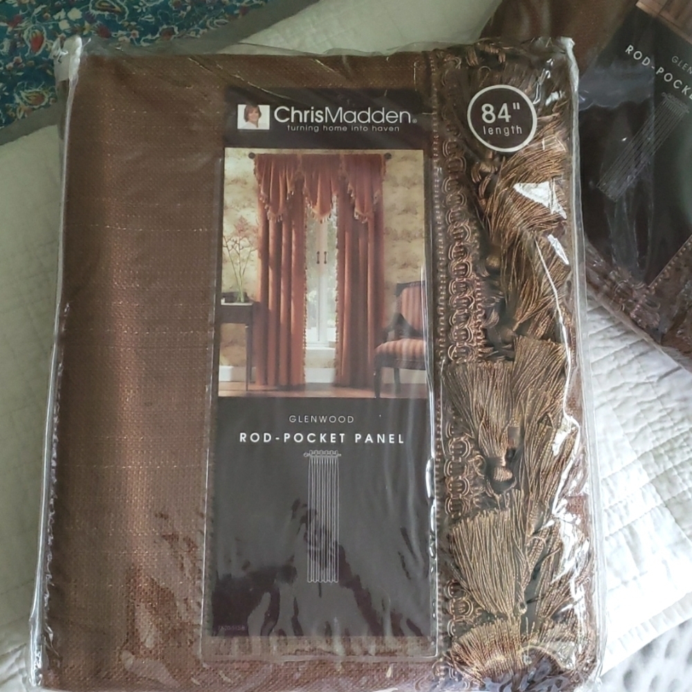 Chris Madden Glenwood curtain panels.
